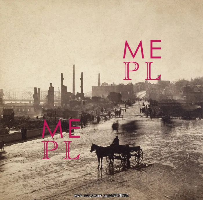 : Aftermath of Great Fire at Haverhill, MA, 1882 : Aftermath of Great Fire at Haverhill, MA, 1882