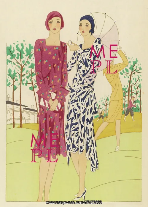 : Two afternoon dresses by Premet and Doeuillet-Doucet : Two afternoon dresses by Premet and Doeuillet-Doucet