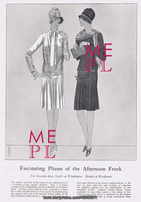 : Afternoon Frocks, 1927 : Afternoon Frocks, 1927