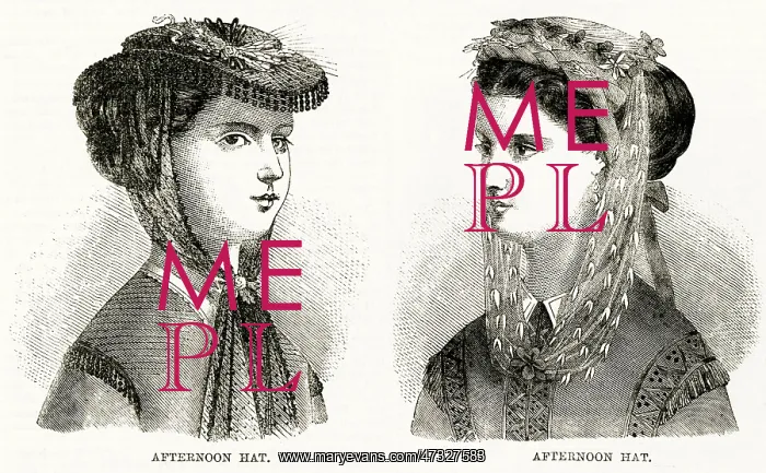 : Afternoon hats 1867 : Afternoon hats 1867