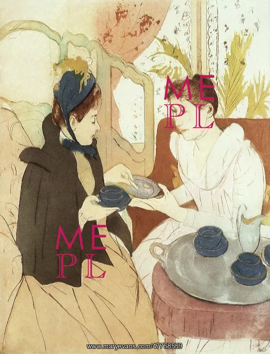  : Afternoon Tea Party, by Cassatt
