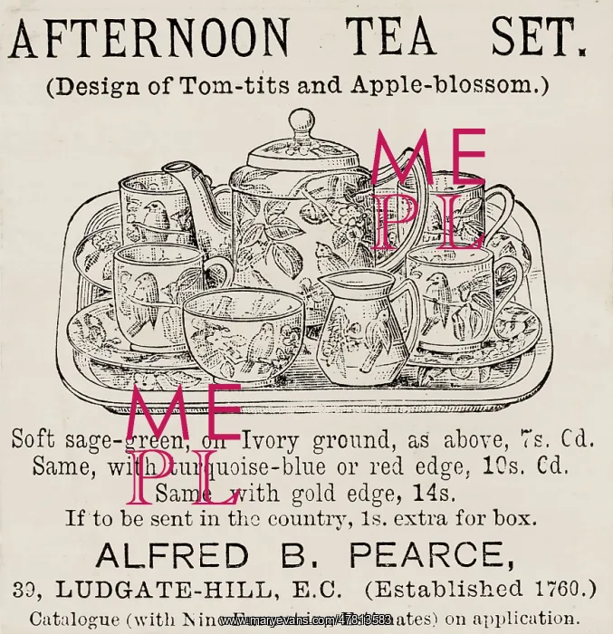 : Afternoon tea set : Afternoon tea set