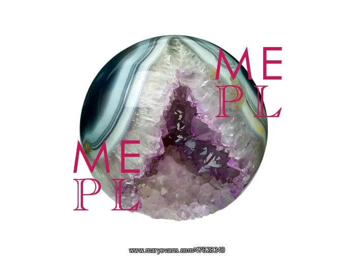 : Agate geode : Agate geode
