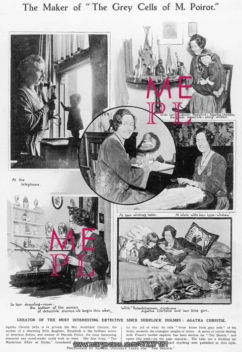 : AGATHA CHRISTIE, SCENES : AGATHA CHRISTIE, SCENES