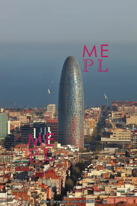 : Agbar Tower, Barcelona, Spain : Agbar Tower, Barcelona, Spain