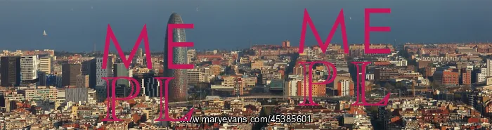 : Agbar Tower, Barcelona, Spain : Agbar Tower, Barcelona, Spain
