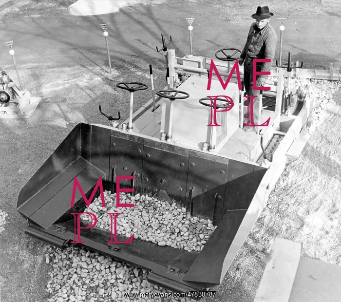 : Aggregate laying machine : Aggregate laying machine