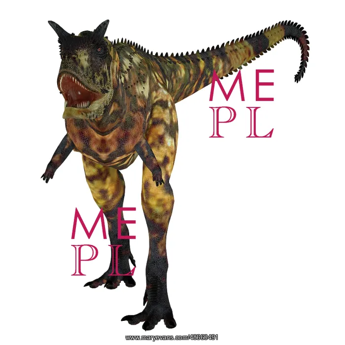 : An aggressive carnotaurus dinosaur : An aggressive carnotaurus dinosaur