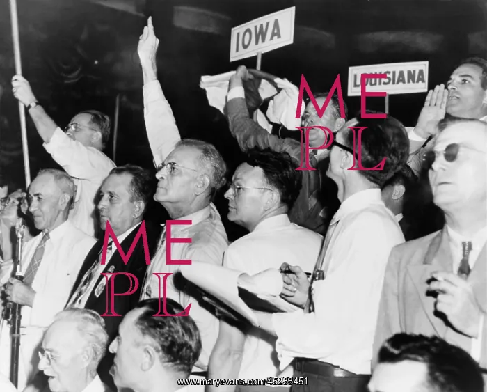 : The agitated Alabama delegation at the 1948 ? : The agitated Alabama delegation at the 1948 ?