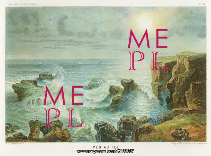 : AGITATED SEA ON COAST : AGITATED SEA ON COAST