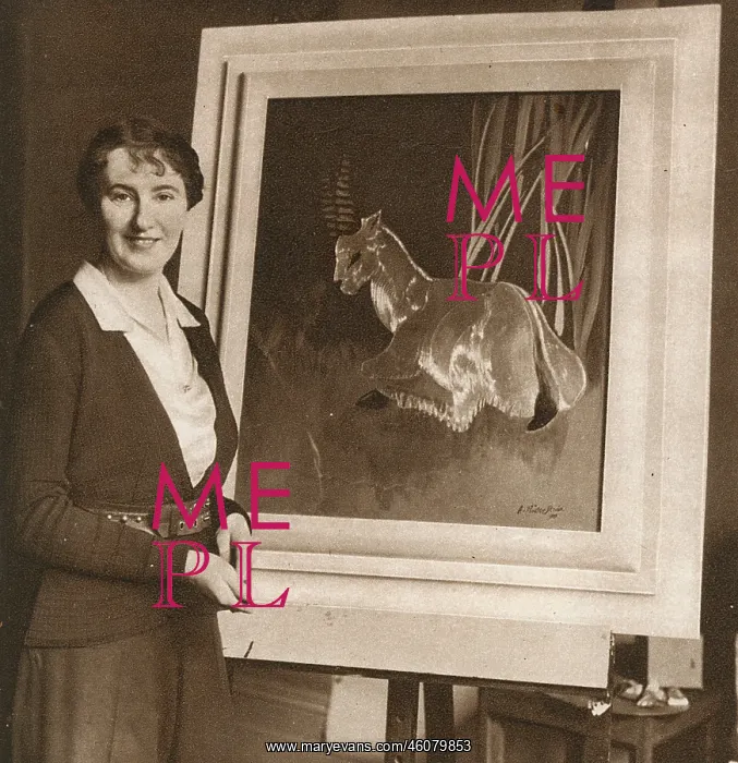 : Agnes Pinder Davis with designs for the Queen Mary : Agnes Pinder Davis with designs for the Queen Mary