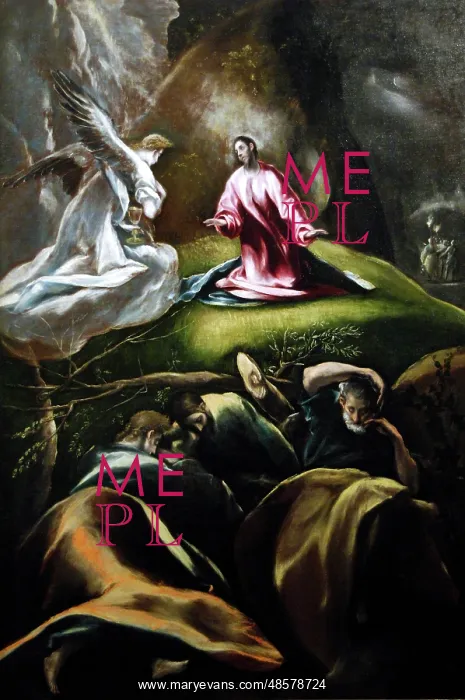 : Agony in the Garden, by El Greco : Agony in the Garden, by El Greco