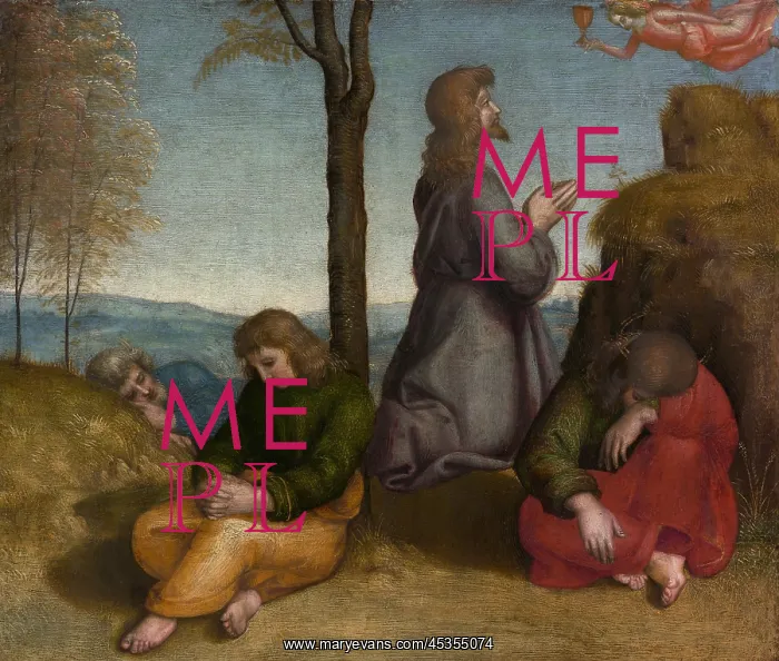 : The Agony in the Garden, by Raphael : The Agony in the Garden, by Raphael