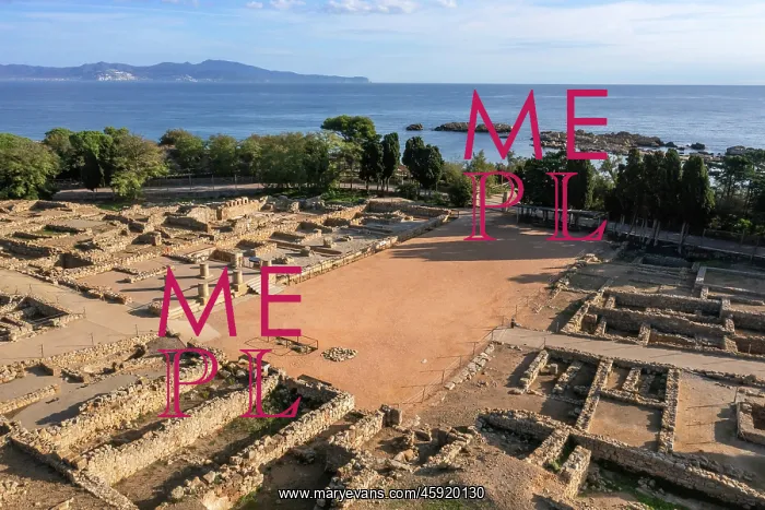 : Agora, Empuries, Catalonia, Spain : Agora, Empuries, Catalonia, Spain