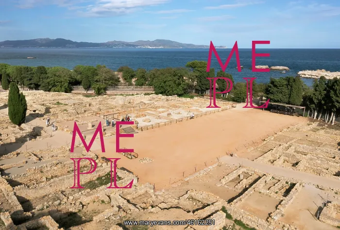 : Agora, Empuries, Catalonia, Spain : Agora, Empuries, Catalonia, Spain