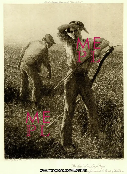  : Agricultural labourers, The End of a Long Day