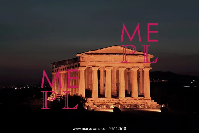 : Agrigento. General view of the Temple of Concord : Agrigento. General view of the Temple of Concord