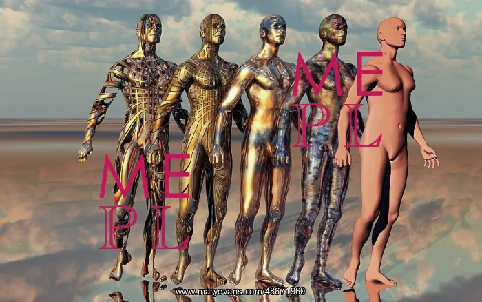 : AI humanoids evolving into full human form : AI humanoids evolving into full human form