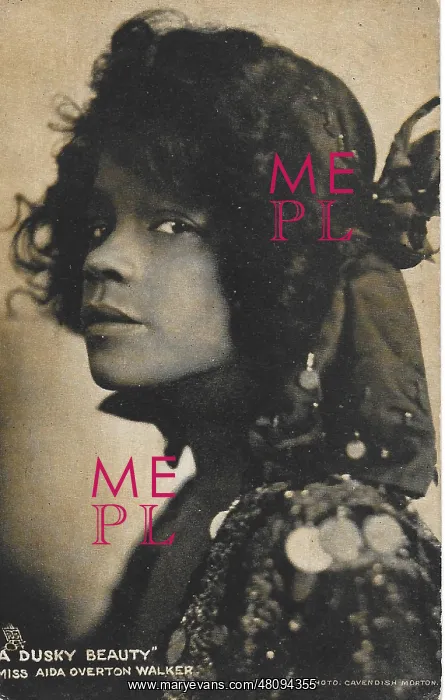 : Aida Overton Walker (postcard) : Aida Overton Walker (postcard)