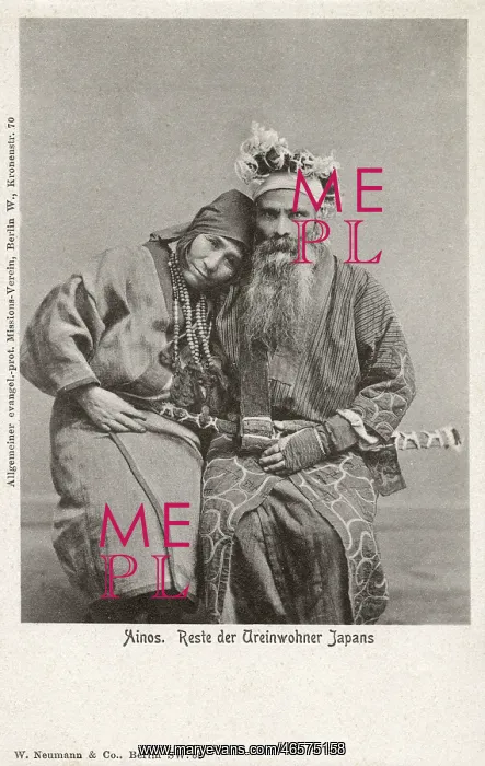 : Ainu Couple - Japan : Ainu Couple - Japan