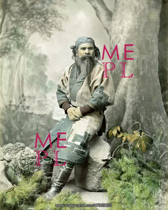  : Ainu Man, Japan