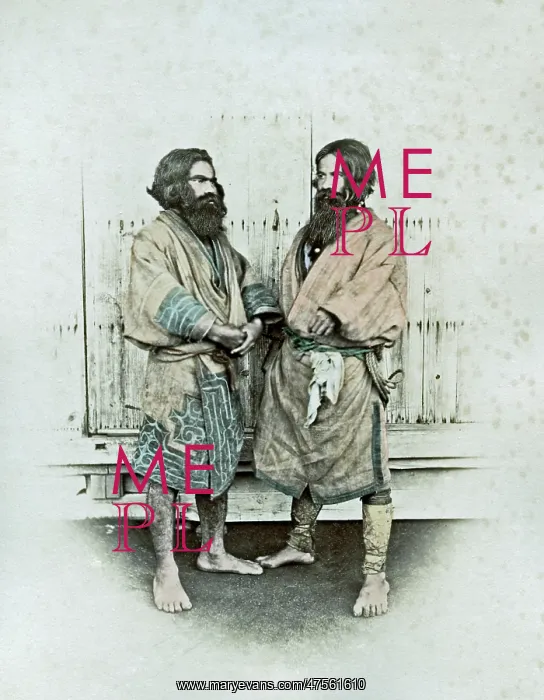  : Two Ainu Men, Japan