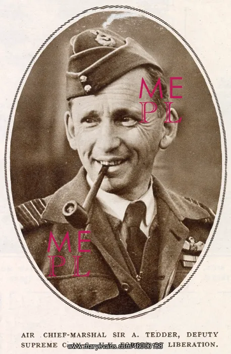 : Air Chief-Marshal Sir Arthur Tedder : Air Chief-Marshal Sir Arthur Tedder