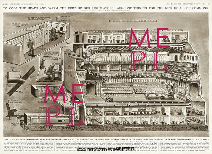: Air conditioning for the House of Commons by G. H. Davis : Air conditioning for the House of Commons by G. H. Davis