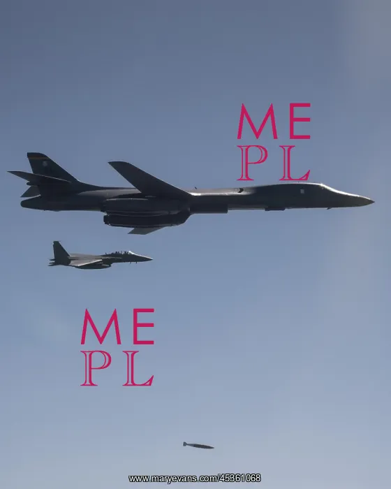 : A US Air Force B-1B Lancer drops a 2, 000 pound live : A US Air Force B-1B Lancer drops a 2, 000 pound live