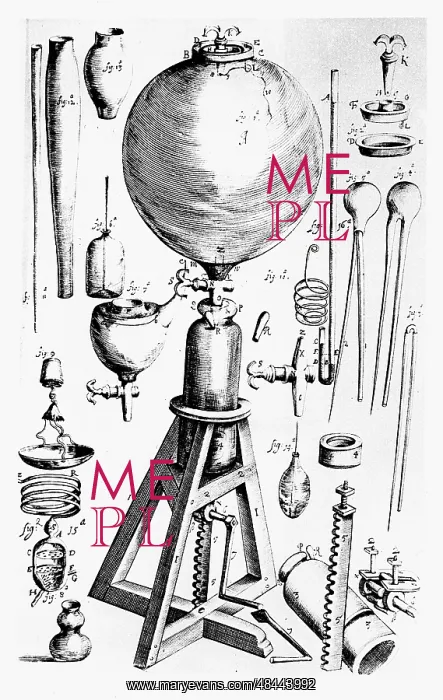 : Air pump built for Robert Boyle (1627-91) by Robert : Air pump built for Robert Boyle (1627-91) by Robert