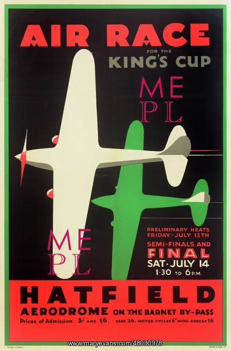 : Air Race for the King's Cup Poster : Air Race for the King's Cup Poster
