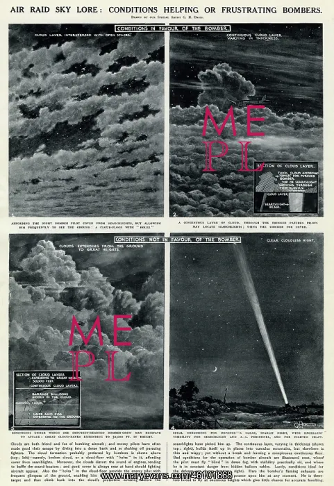 : Air raid conditions by G. H. Davis : Air raid conditions by G. H. Davis