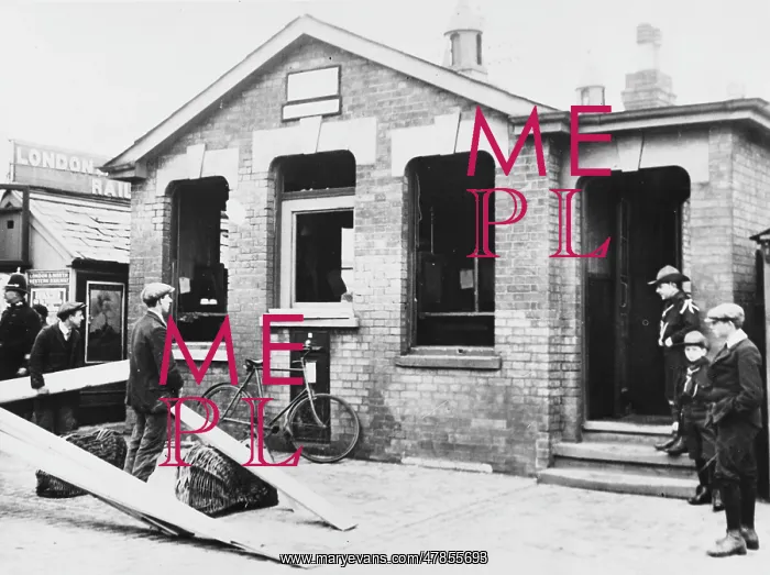 : Air Raid damage during World War I : Air Raid damage during World War I