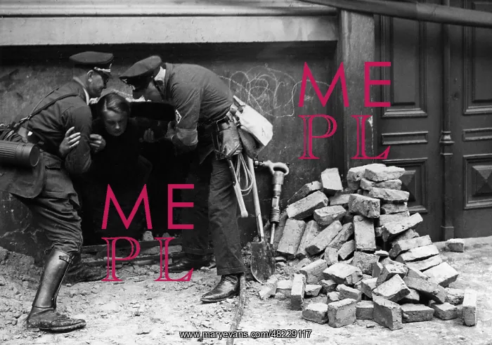 : Air raid drill in Berlin, 1935 : Air raid drill in Berlin, 1935