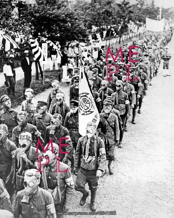 : Air-raid drill in Osaka, 1937 : Air-raid drill in Osaka, 1937