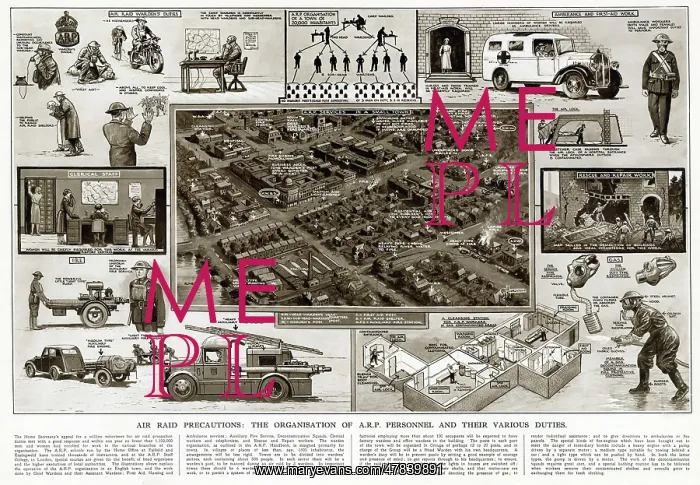 : Air Raid Precautions by G. H. Davis : Air Raid Precautions by G. H. Davis