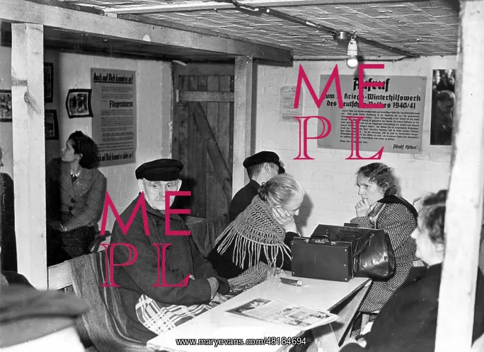 : Air-Raid Shelter in a Tenement Building : Air-Raid Shelter in a Tenement Building