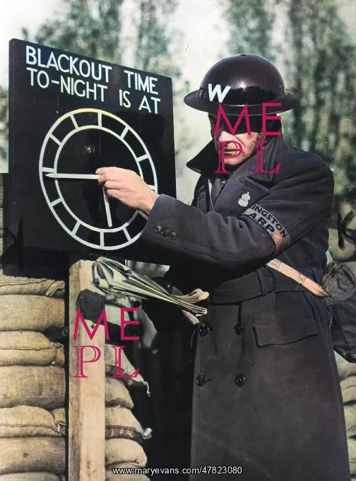  : An air raid warden for Kingston