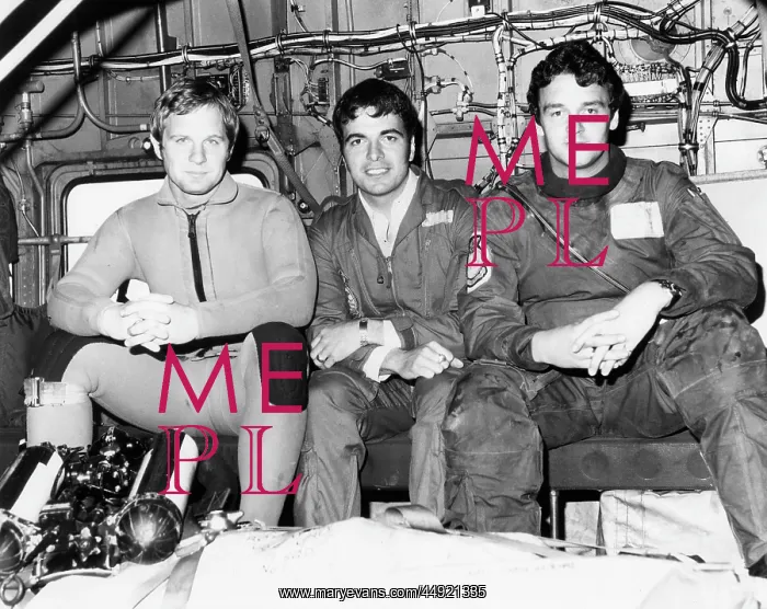 : Air sea rescue crew in a helicopter, Cornwall : Air sea rescue crew in a helicopter, Cornwall