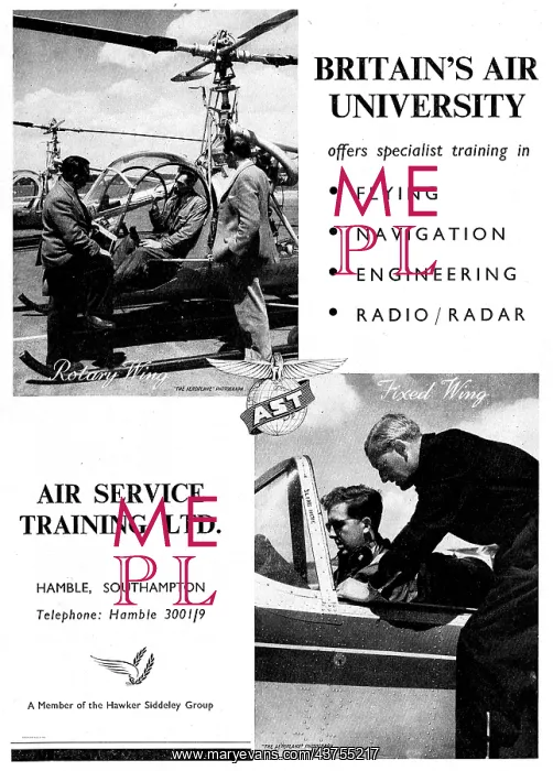  : Air Service Training Hamble. Britains Air University