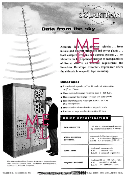 : Air Traffic Control Data Recorders 1959 : Air Traffic Control Data Recorders 1959