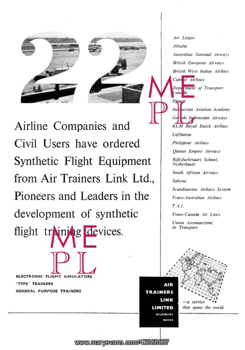 : Air Trainers Link Trainers Electronic Flight Simulators : Air Trainers Link Trainers Electronic Flight Simulators