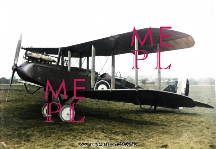 : Airco DH 9 prototype two-seater bomber : Airco DH 9 prototype two-seater bomber