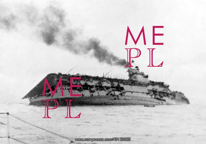 : Aircraft carrier HMS Courageous sinks : Aircraft carrier HMS Courageous sinks