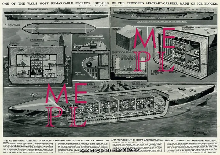 : The Aircraft Carrier of Ice by G. H. Davis : The Aircraft Carrier of Ice by G. H. Davis
