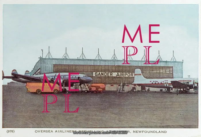  : Aircraft refuelling at Gander, Newfoundland