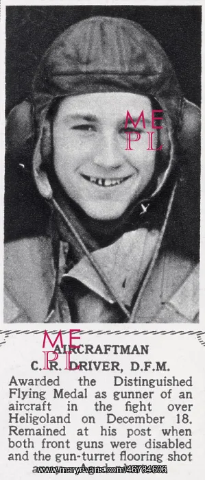 : Aircraftman C. R. Driver D.F.M : Aircraftman C. R. Driver D.F.M