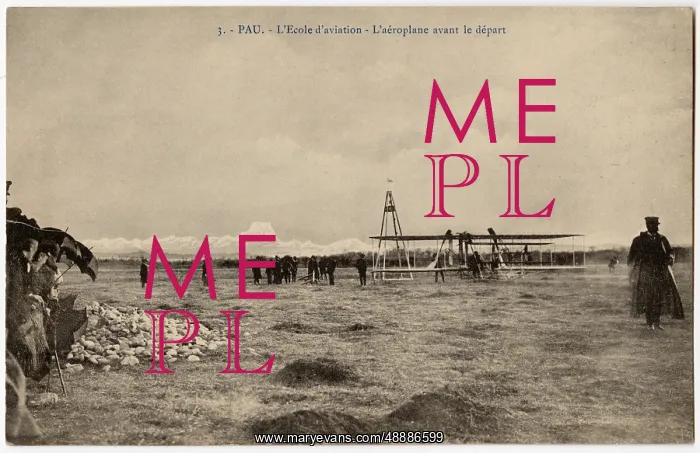 : AIRFIELD AT PAU : AIRFIELD AT PAU