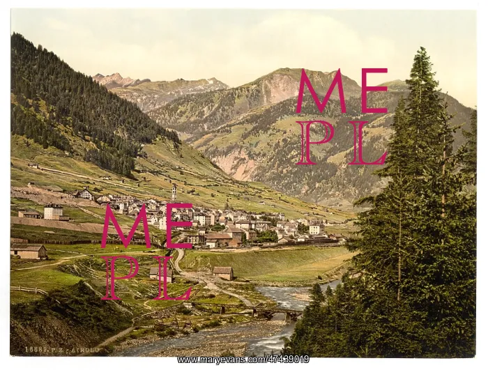 : Airolo, general view, St. Gotthard Railway, Switzerland : Airolo, general view, St. Gotthard Railway, Switzerland