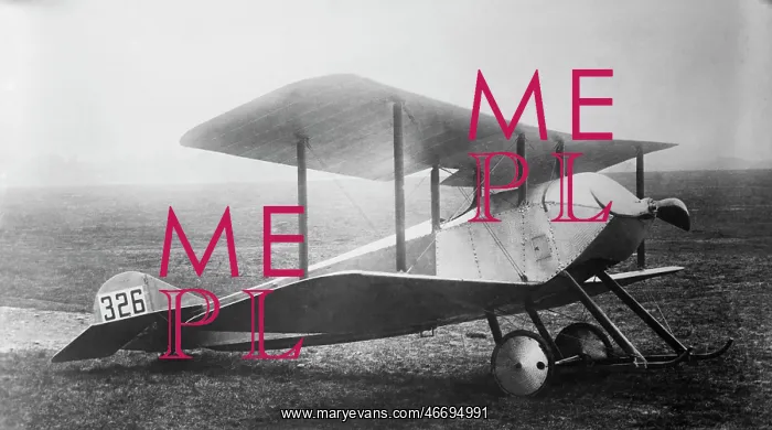 : Airplane - Aviation - Biplane - WWI : Airplane - Aviation - Biplane - WWI